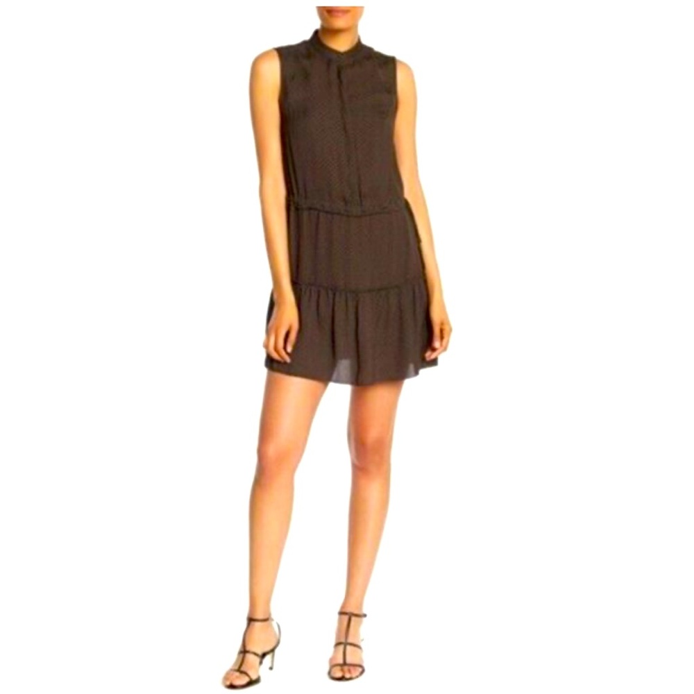 All Saints Army Green Sleeveless Dress